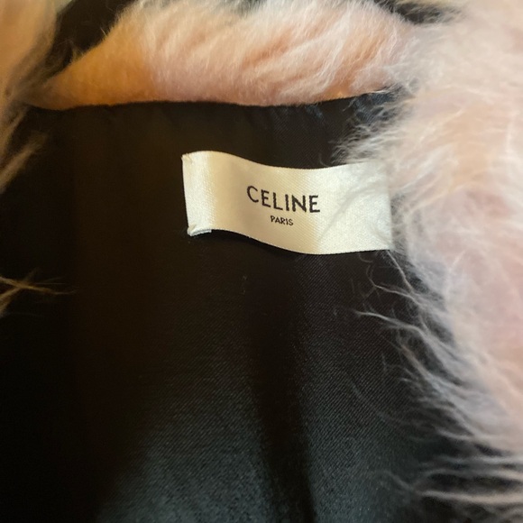 Authentic Celine three quarter crew neck coat in shearling.  Worn once. - Picture 9 of 14